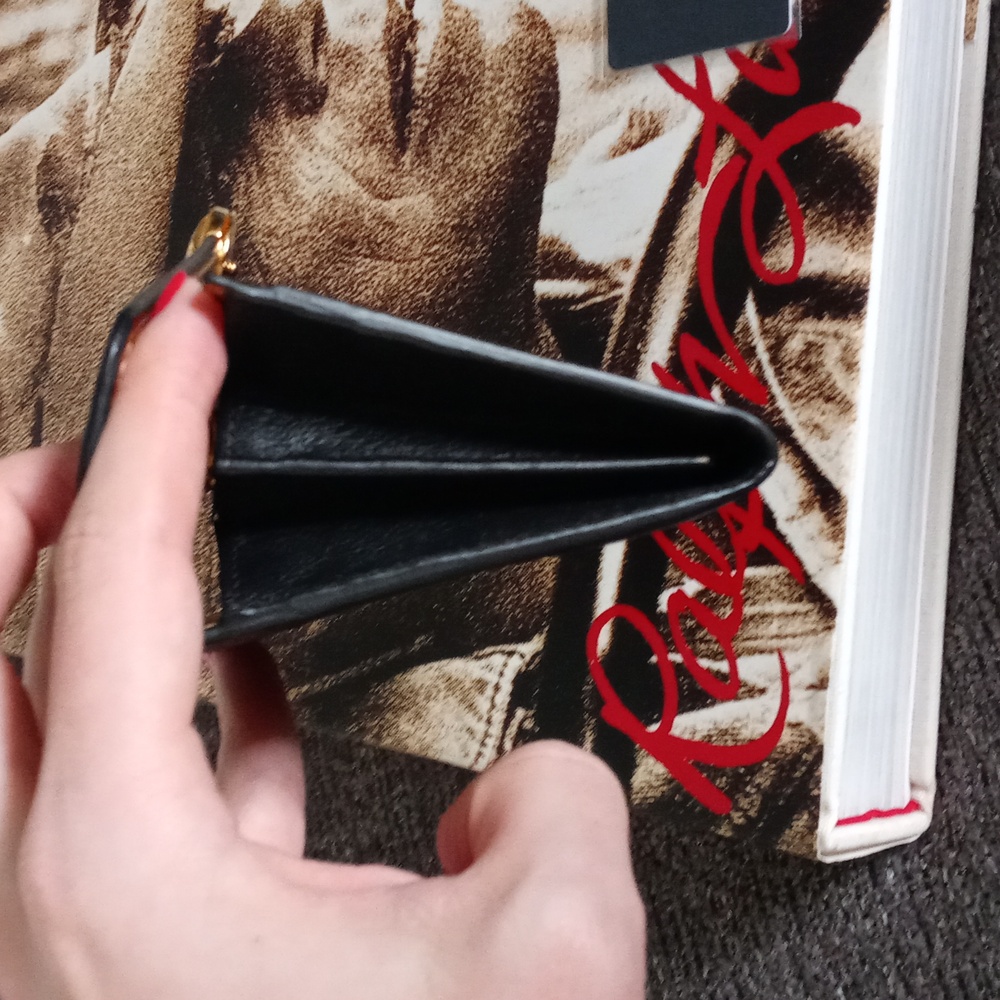 💛HTF Ralph Lauren💛 - Black/Gold Continental Wallet - Picture 6 of 14